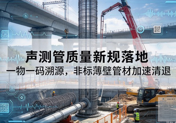 宁武声测管质量新规落地，一物一码溯源，非标薄壁管材加速清退